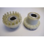 Elastische koppeling voor asmaat 20 mm  / 24 mm / 28 mm.